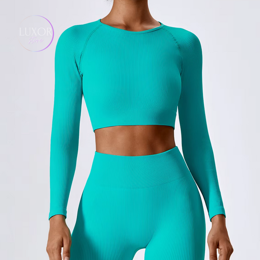 Buzo Corto Ajustado de Manga Larga - Luxor Store-0099
