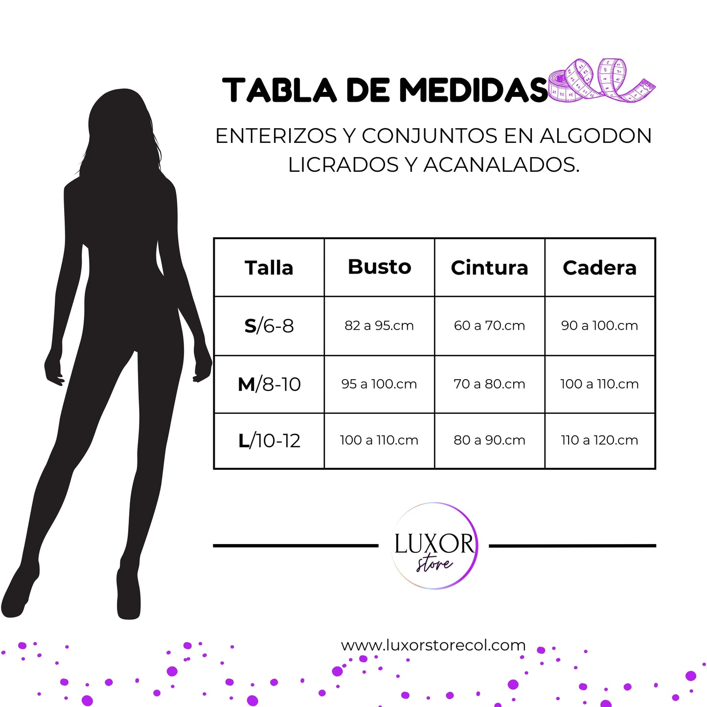 Enterizos acanalados PACK X 2