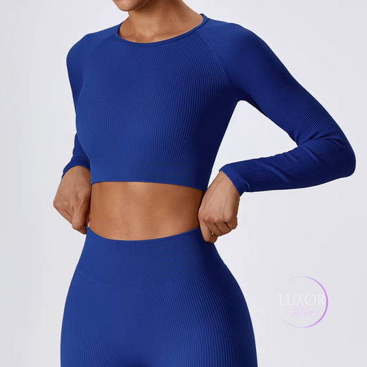 Buzo Corto Ajustado de Manga Larga - Luxor Store-0099