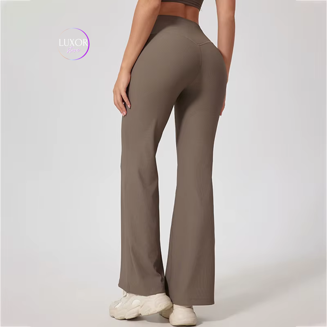 Pantalón Acanalado Bota Ancha Multifuncional-0025