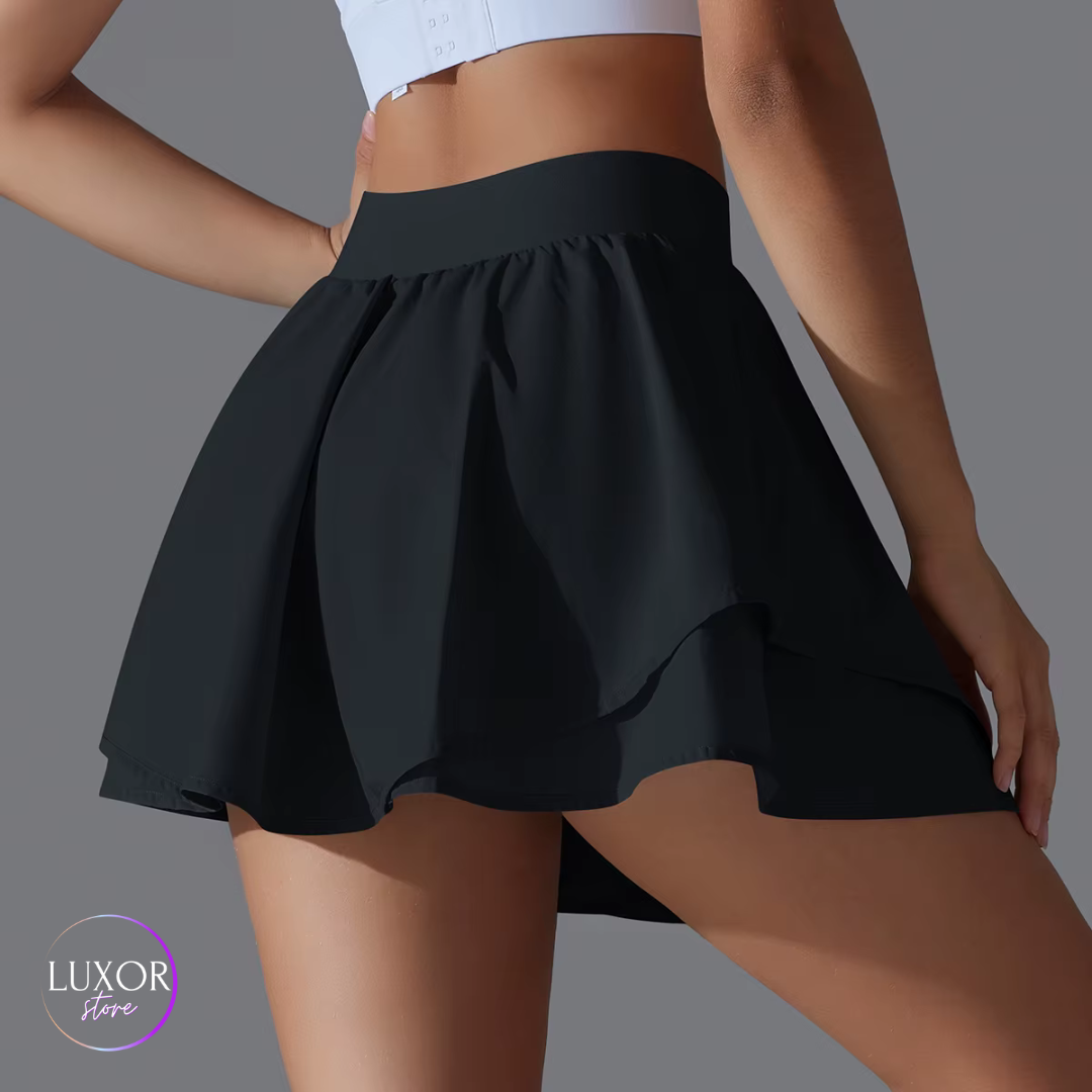 Falda Short Deportiva Plisada-0021