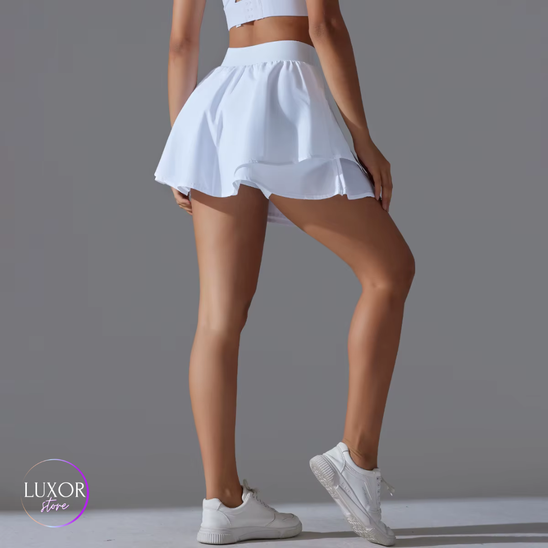 Falda Short Deportiva Plisada-0021