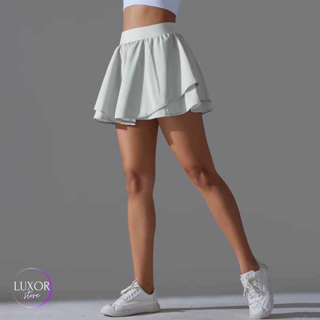 Falda Short Deportiva Plisada-0021