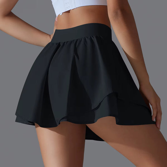 Falda Short Deportiva Plisada-0021