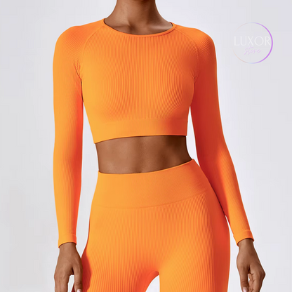 Buzo Corto Ajustado de Manga Larga - Luxor Store-0099