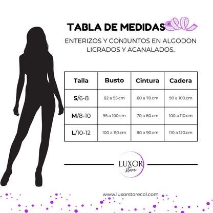 Enterizo corto Acanalado 0002