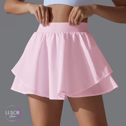 Falda Short Deportiva Plisada-0021