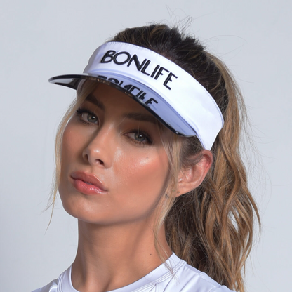 Visera Blanca y Negro-5621