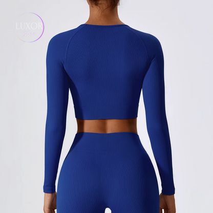 Buzo Corto Ajustado de Manga Larga - Luxor Store-0099