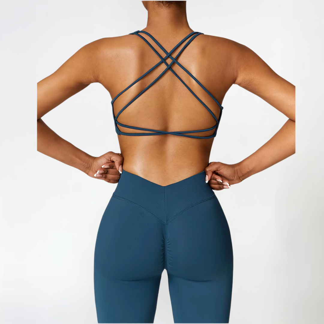 Conjunto Push  Up-Top tiras cruzadas en espalda-0010