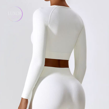Buzo Corto Ajustado de Manga Larga - Luxor Store-0099
