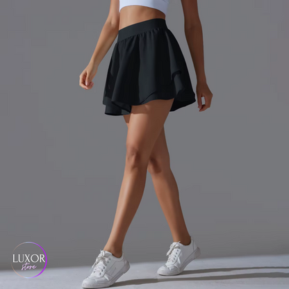 Falda Short Deportiva Plisada-0021