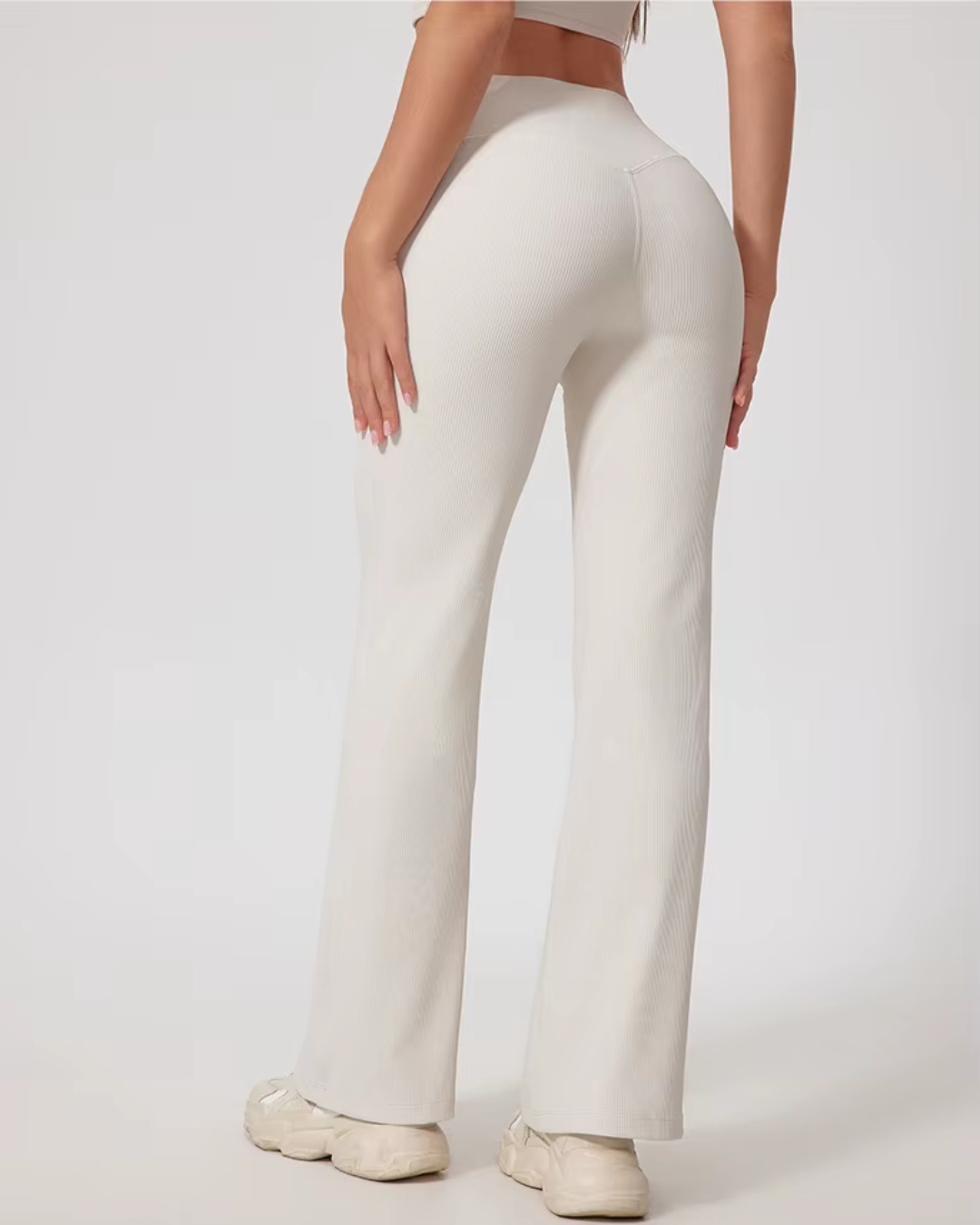 Pantalón Acanalado Bota Ancha Multifuncional-0025