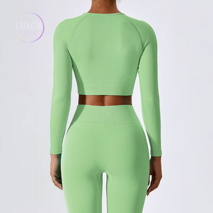 Buzo Corto Ajustado de Manga Larga - Luxor Store-0099