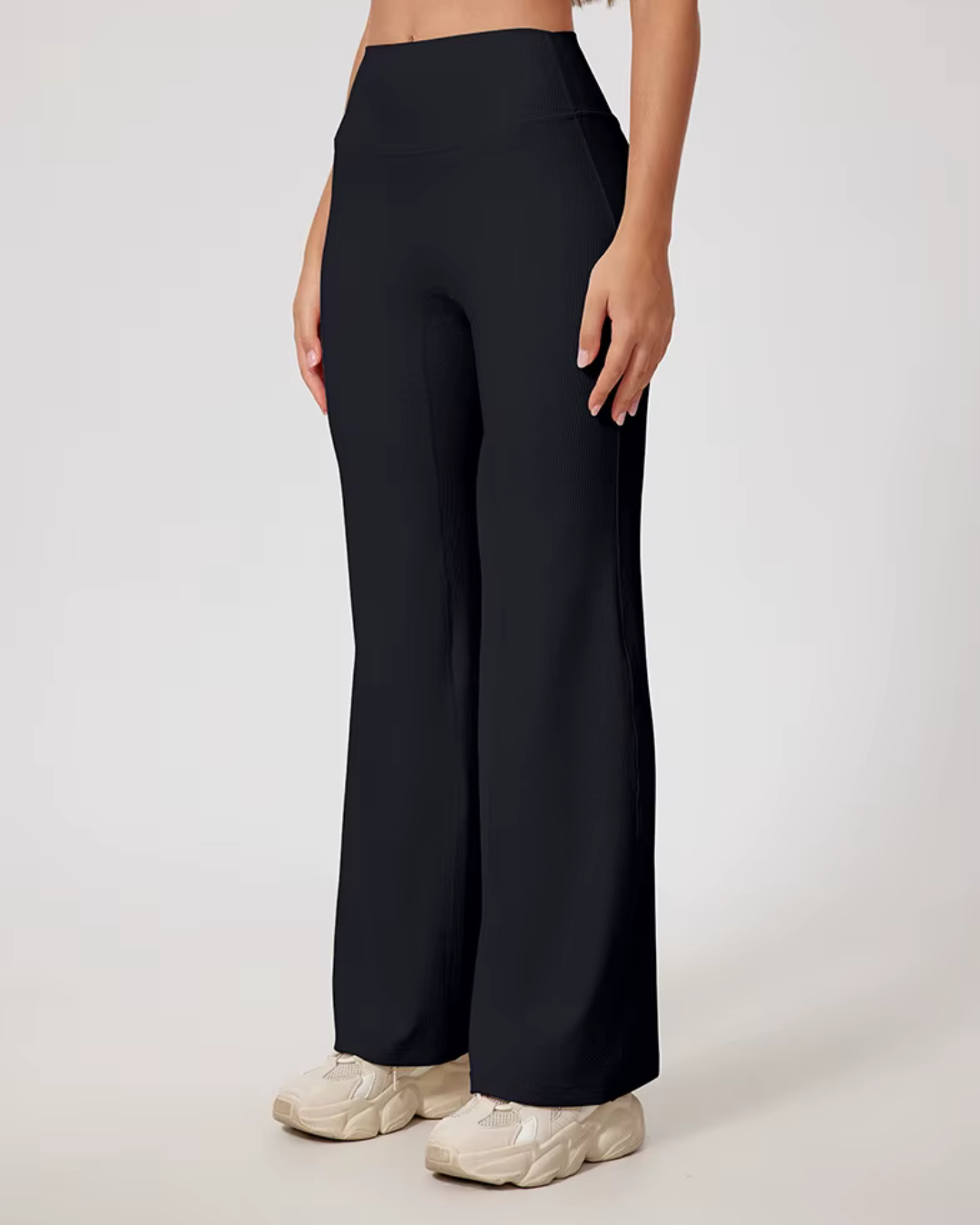 Pantalón Acanalado Bota Ancha Multifuncional-0025