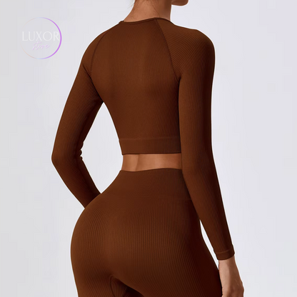 Buzo Corto Ajustado de Manga Larga - Luxor Store-0099