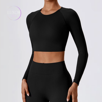 Buzo Corto Ajustado de Manga Larga - Luxor Store-0099