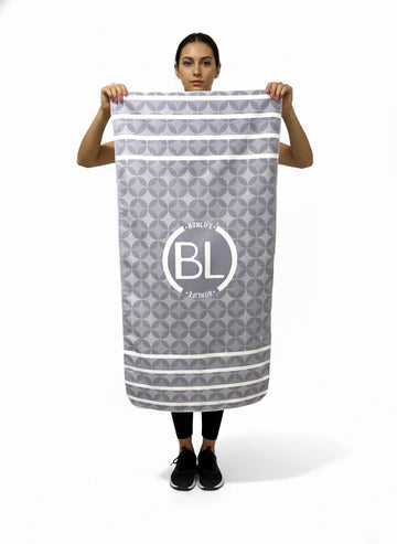 Toalla Estampada Ggris Claro-5030