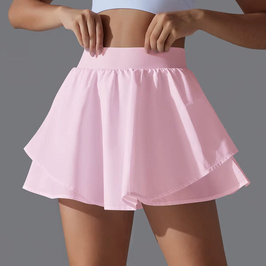 Falda Short Deportiva Plisada-0021