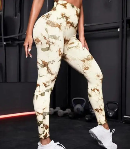 Licras Tie Dye Push Up sin costura-0001